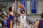 MBBall vs Emerson  Wheaton College Men's Basketball vs Emerson College is the first round of the NEWMAC Basketball Championships. - Photo By: KEITH NORDSTROM : Wheaton, basketball, NEWMAC MBBall2024